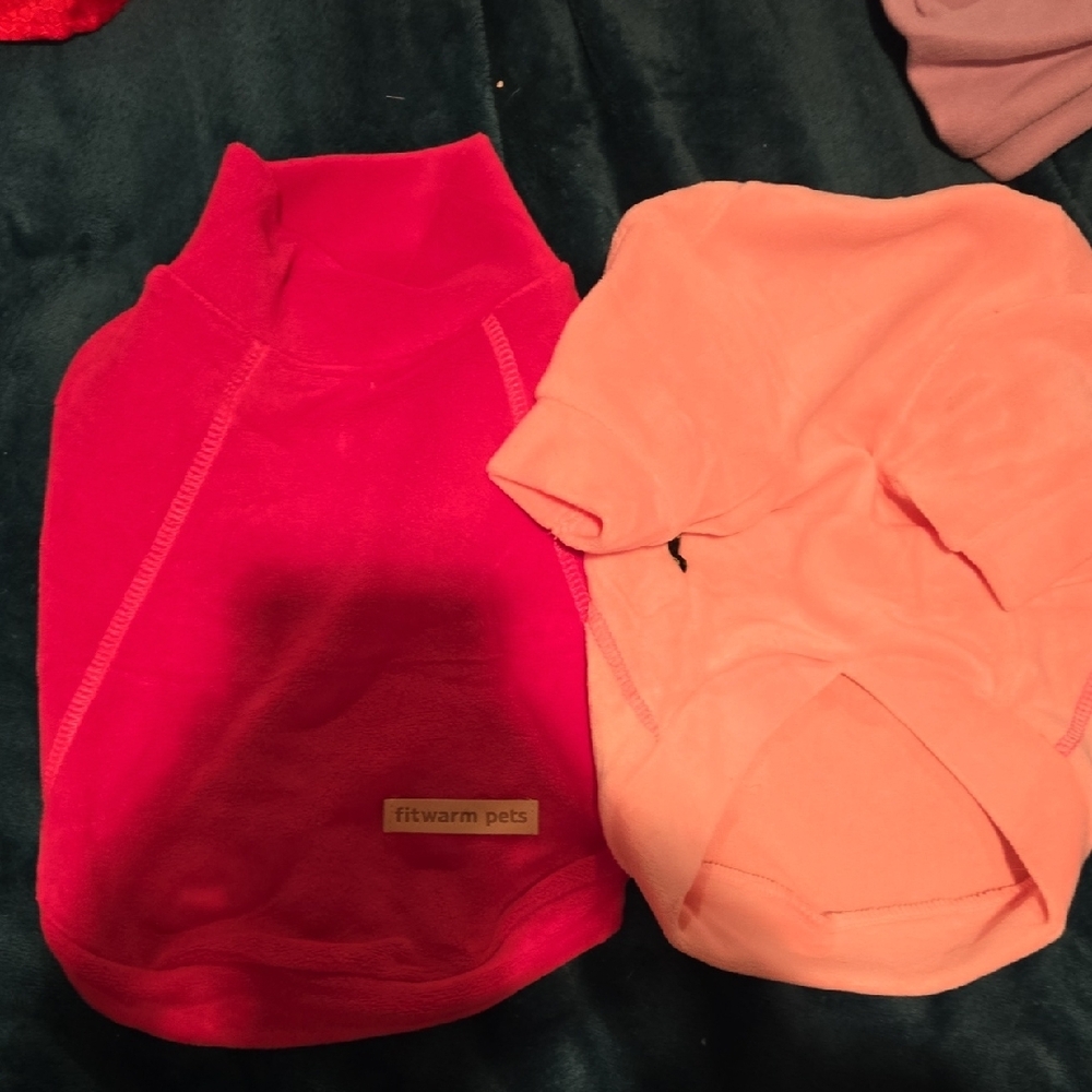 Warm Kids Red and Pink Shirts